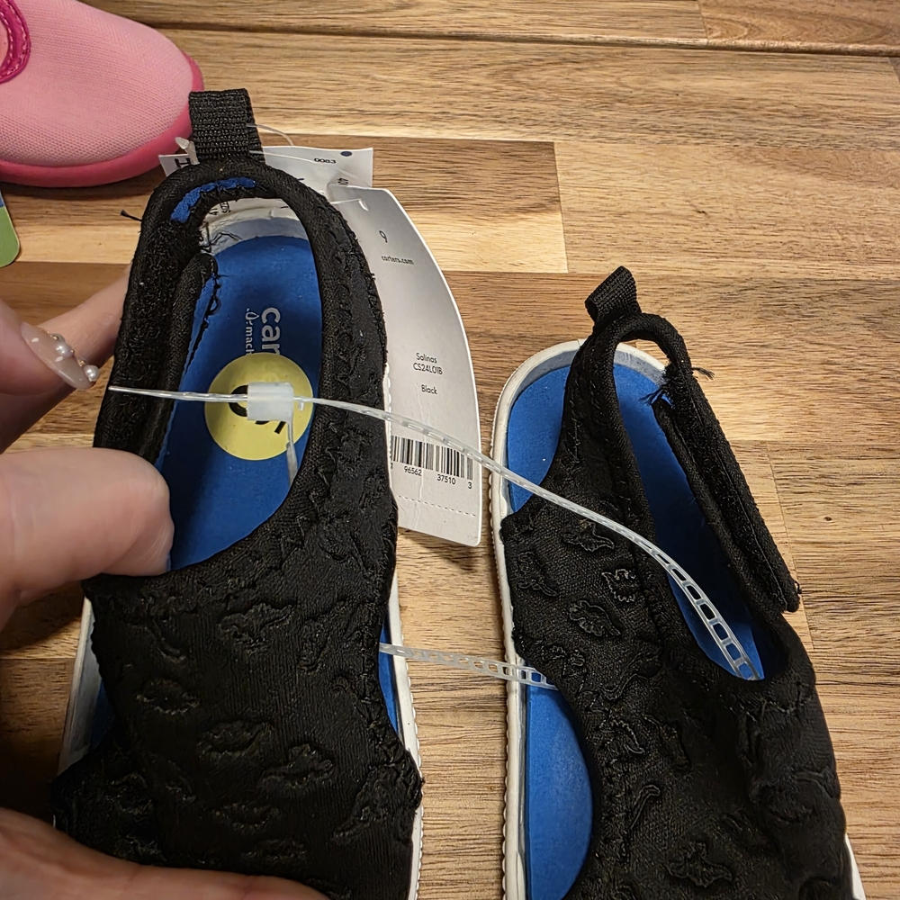 Carter's Black Kids Water Shoes